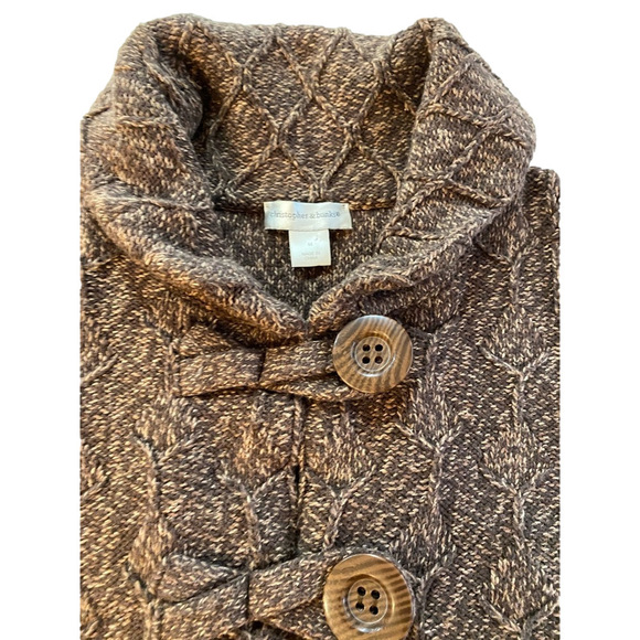 Christopher and banks knit cardigan brown- medium- - Picture 8 of 12